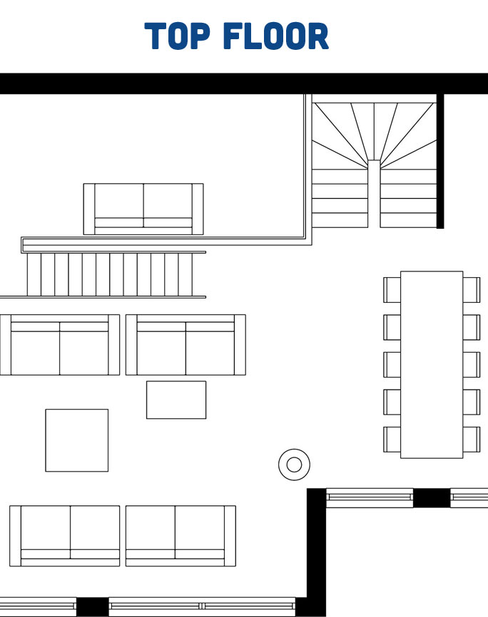 Top floor plans